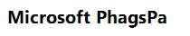 Microsoft PhagsPa